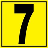 Placuta pentru depozit numarul 7 randul 7 poarta 7